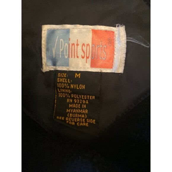 Born to Ride Black Nylon Windbreaker Jacket Embroidered Eagle Fleece Lined Size - Picture 4 of 7